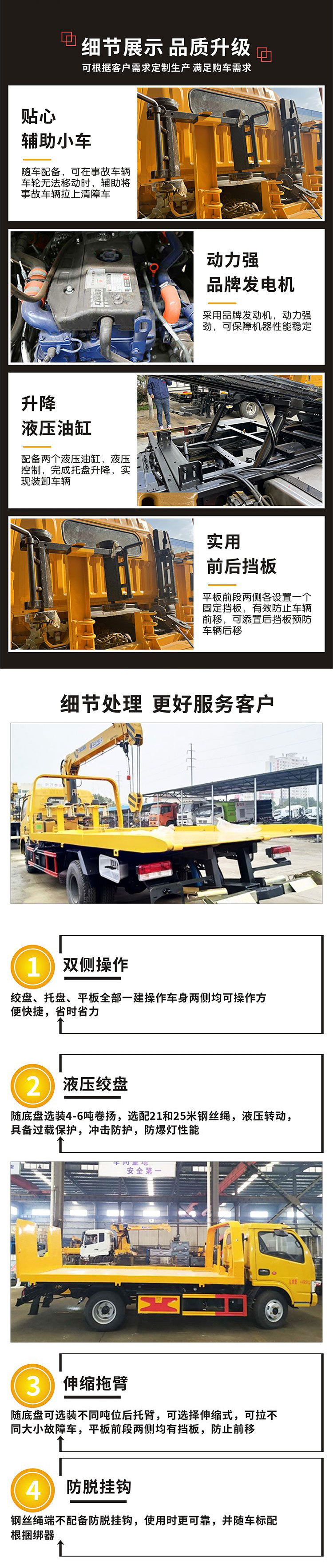 東風D6重載型藍牌清障車