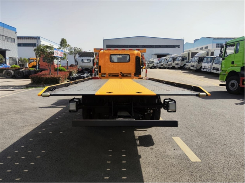 國六江鈴凱運藍牌一體板清障車